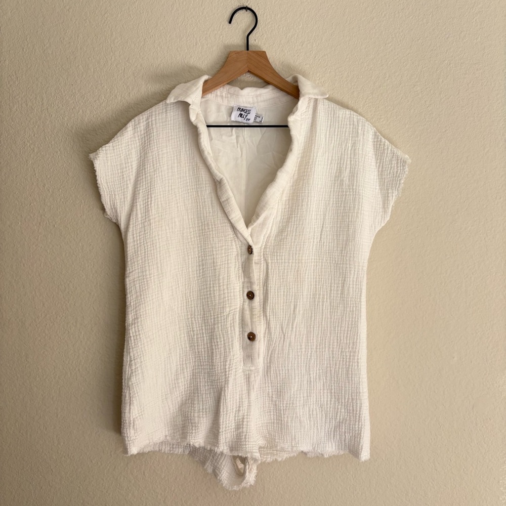 Princess Polly Cotton Gauzy Playsuit Romper